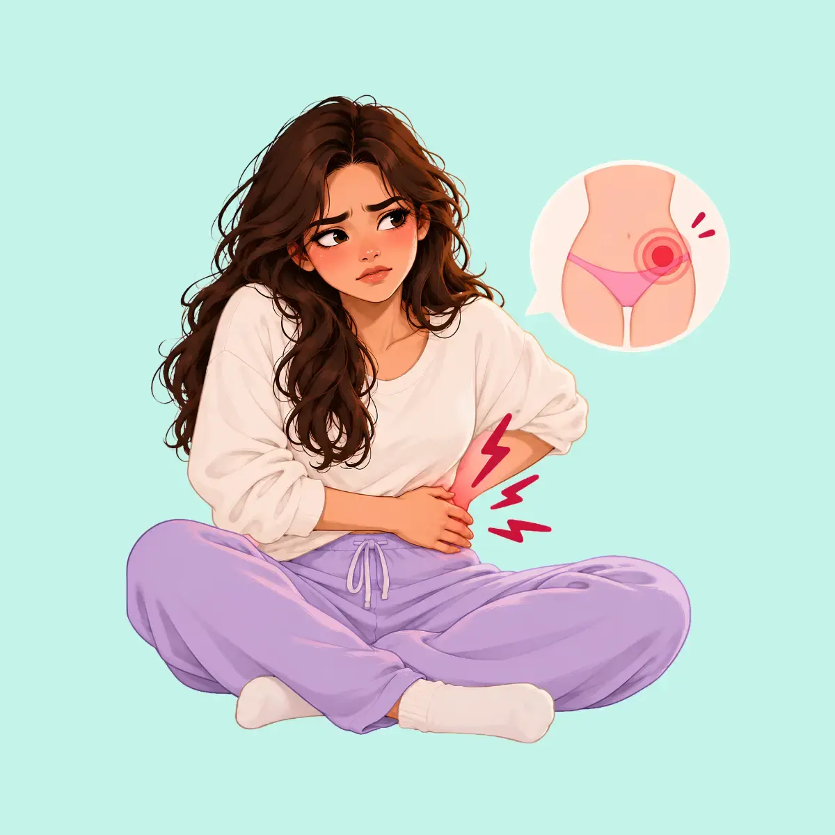 Why Does One Side of My Lower Belly Suddenly Hurt? 👀🥚